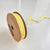 Narrow Canary Yellow Stitched Ribbon 10M