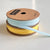 Narrow Baby Blue Stitched Ribbon 10M