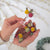Frosted Faux Fruit Pick Present Toppers (pack of 4)