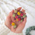 Frosted Faux Fruit Pick Present Toppers (pack of 4)