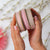 Pale Pink and Cream Stripe Ribbon