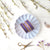 Narrow Purple Stitched Ribbon