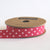 Fuchsia and White Dotty Ribbon (100M)