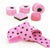Bubble Gum Pink and Brown Spotty Ribbon (100M)