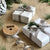 Grey Gingham Ribbon