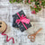 Narrow Fuchsia Stitched Ribbon