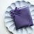 Narrow Purple Stitched Ribbon