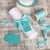 turquoise dotty ribbon