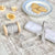 grey and white stripe ribbon
