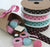 Turquoise and Brown Dotty Ribbon