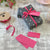 Narrow Fuchsia Stitched Ribbon