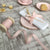 Pale Pink and Cream Stripe Ribbon