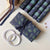 Reversible Navy Botanical Gift Wrap