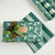Reversible Green Botanical Eco Gift Wrapping Set