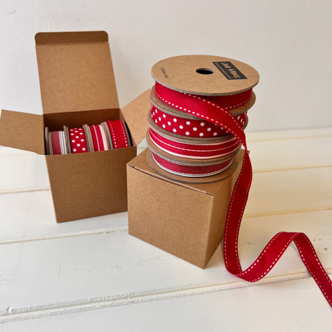 Mini Ribbon Roll Set- Christmas Limited Edition Box
