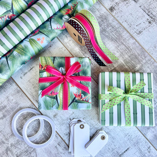 Reversible Bird of Paradise Gift Wrap