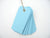 10 Light Blue Eyelet Tags (small)