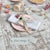 Cream and Raspberry Dotty Ribbon 10M