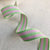 Mint and Pink Stripe Grosgrain Ribbon 10M