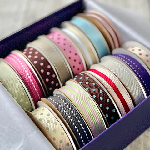Selection Off Ribbon Ribbon Selection - Set of 16 rolls – Jane Means Ltd