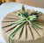 White Edged Ribbon - Green