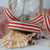 Red and White Stripe Ribbon