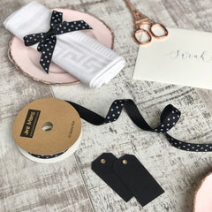 Black Eyelet Tags